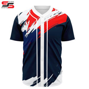 Ropa deportiva de diseño libre de ropa de béisbol para Club de béisbol Camiseta de béisbol de alta calidad con logotipo personalizado alrededor del logotipo - Product Image 3