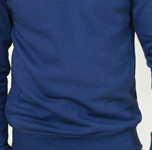 Sudaderas de algodón informales para hombre, patrón sólido, 100% algodón, temporada de invierno, forro polar grueso con logotipo personalizado bordado, venta al por mayor - Product Image 3