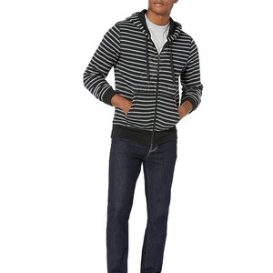 Sudadera con capucha y cremallera de ajuste clásico con cremallera duradera Everyday Basics Sudadera con capucha con cremallera con tela suave y cálida - Product Image 3