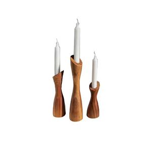 Bougeoir en bois dernier modèle Chandelier en bois de qualité supérieure Bougeoir de décoration de table à manger Bougeoir à usage hôtelier - Product Image 5