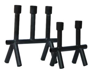 Bougeoir en métal de luxe fait à la main pour la décoration intérieure et la décoration de Noël Support de pilier élégant - Product Image 2