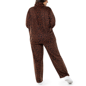Ensemble de survêtement en velours doublé de polaire pour femmes, ensemble chaud en deux pièces, sweat-shirt et pantalon de survêtement, vêtements de jogging d'hiver pour femmes - Product Image 4
