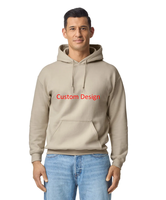 Sweat à capuche unisexe tendance en molleton 100 % coton pour l'hiver, décontracté, doublé, avec motif imprimé personnalisé, haute qualité, grandes tailles