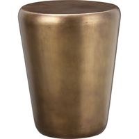 Tabouret latéral en forme de pilier au design personnalisé de qualité supérieure Table basse électroplaquée en cuivre au design élégant Bureau Chambre à coucher Exportateur indien