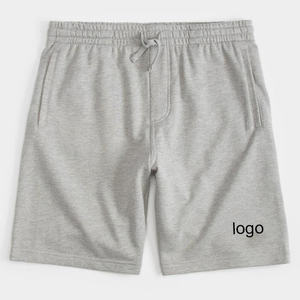 Heavyweight Cotton <b>Fleece</b> Sporty Solid <b>Men's</b> <b>Shorts</b> Adjustable Elastic Waist Quick Dry Breathable with Side Pockets for Summer - Product Image 3