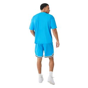 เสื้อเชิ้ตแขนสั้นลำลองสำหรับผู้ชายสำหรับฤดูร้อน2025เสื้อโอเวอร์ไซส์ผ้าเทอร์รี่สีพื้นออกแบบโลโก้ได้ตามต้องการ - Product Image 5