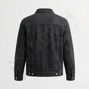 Veste en jean en coton pour homme de haute qualité, col montant, réversible, élégante, décontractée, vêtements d'extérieur d'hiver, vente - Product Image 2
