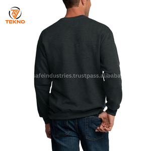 Pull-over à col en O imprimé personnalisé Pull-over ample pour hommes et femmes Polaire d'hiver avec logo personnalisé Service OEM - Product Image 5