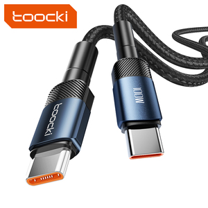 Toocki Bán Buôn 100W 5A Cáp Dữ Liệu Loại C Để Loại C Pd Sạc Cáp USB Cho Điện Thoại Di Động - Product Image 1