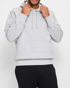 Sweat à capuche pour homme brodé de logo personnalisé en mélange de coton et de polyester de qualité supérieure imprimé en polaire épaisse à épaules tombantes pour l'hiver - Product Image 1