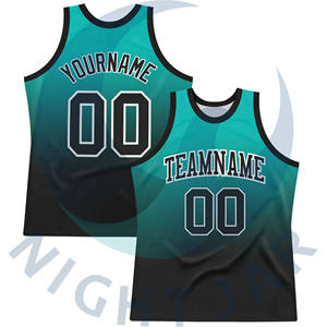 Ensemble de maillots de basket-ball unisexe à séchage rapide personnalisés Vêtements de basket-ball en maille respirante uniforme avec logo imprimé par sublimation - Product Image 2
