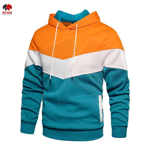 Sweat à capuche multi-panneaux pour homme, streetwear, design personnalisé, OEM et ODM, meilleure fabrication - Product Image 3