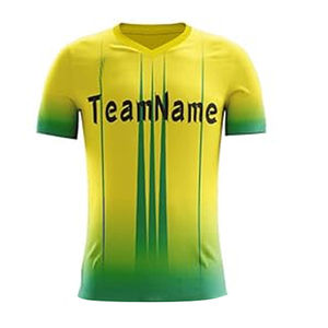 Maillot de football personnalisable avec logo et couleur sur mesure – Tenue de sport 100 % polyester respirante à séchage rapide - Product Image 4