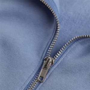 Sudadera de Hombre con Media Cremallera y Logotipo Personalizado, de Alta Calidad, en Felpa de Algodón, con Envío y Entrega - Product Image 2