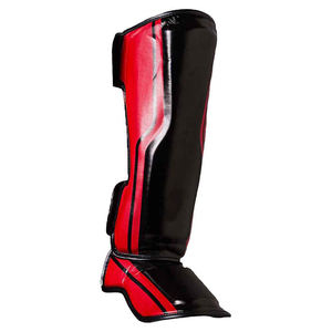 Espinilleras de boxeo profesional Muay Thai Kickboxing MMA PU espinilleras de cuero directo de fábrica OEM - Product Image 4