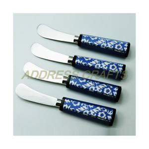 Sustainable Stainless Steel Blade <b>Butter</b> <b>knife</b> Set With Resin Handle Best Seller Cheese Cutting Tools Set Kitchen Accessories - Product Image 3