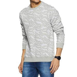 เสื้อสเวตเชิ้ตผ้าฟลีซเนื้อนุ่ม สวมใส่สบาย ทรงลำลอง ใส่ได้หลากหลาย สไตล์สปอร์ต บุซับในให้ความอบอุ่น ทรงปกติ เย็บอย่างแน่นหนา - Product Image 1