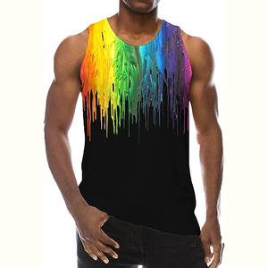 เสื้อกล้ามผู้ชายพิมพ์ลายซับลิเมชันง่ายต่อการสวมใส่และซักแห้งเร็วใหม่ล่าสุด - Product Image 3