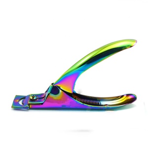 Coupe-ongles professionnel en acier inoxydable à bord ciseaux pour cuticules et ongles épais – Durable et réutilisable pour ongles en acrylique - Product Image 1