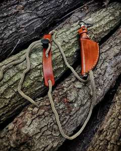 ใบมีดเหล็กกล้าคาร์บอนทำด้วยมือมีดเหล็กยุคกลางดีไซน์พิเศษปลอกหนังพรีเมี่ยมขึ้นรูปด้วยมือ - Product Image 2