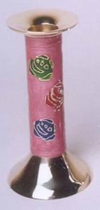 Bougeoir en métal de style moderne, finition polie brillante, dernier modèle, élégant, pour bougies votives - Product Image 5