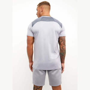 Conjunto de Camiseta y Pantalones Cortos de Verano para Hombre, Casual, de Tela Terry, Transpirable, de Secado Rápido, Personalizable, Venta al Por Mayor - Product Image 3