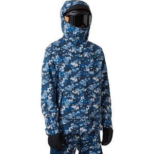 Veste imperméable à fermeture éclair respirante en polyester/coton légère d'hiver avec logo personnalisé au design unique pour hommes, taille plus, à capuche - Product Image 3