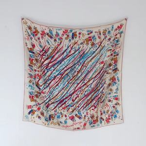 Latest Wholesale China 100% Pure <b>Silk</b> Twill <b>Square</b> <b>Scarves</b> Fashion Custom Digital Printed Own Design <b>Silk</b> <b>Scarf</b> For Sale - Product Image 1