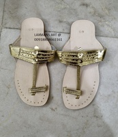 Chaussures à la mode daim cuir dames chaussures de l'inde cuir hippie chaussures en cuir chaussures décontractées en cuir kolhapuri chaussures de mode en cuir