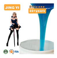 Nuevo estilo de silicona líquida Platinum para moldeo, silicona RTV de grado alimenticio, caucho de silicona de curado por adición, silicona de tipo adicional para hacer dildos