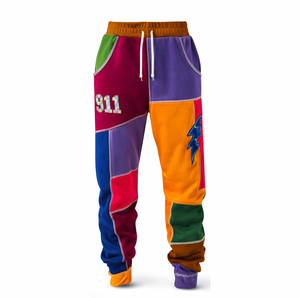 Idée de nouveau produit 2026 pour le secteur de la mode |   Ensemble sweat à capuche et jogging color block personnalisé |   Streetwear Y2K |   Fabricant OEM / ODM - Product Image 3