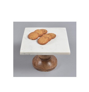 Thực Phẩm Tráng Miệng Bánh Phục Vụ Đứng Sinh Nhật Trang Trí Bên Nhà Máy Cung Cấp Cho Khách Sạn Nhà Đá Cẩm Thạch Nhà Bếp Bảng Hàng Đầu Gỗ Bánh Đứng - Product Image 5