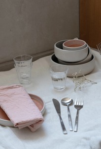 Colección de Cubiertos de acero inoxidable de Color plateado pulido con espejo, perfecta para servicio de mesa, hogares, cafeterías y bodas - Product Image 2