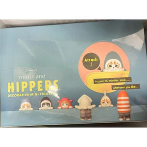 Mofusand HIPPERS <b>Set</b> of 12 Cartoon Toy Mini Decorative Figures Plastic V1 Sealed - Product Image 1