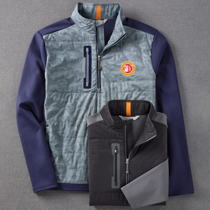 Sudadera Deportiva Personalizada con Cierre de 1/4, de Poliéster, Manga Larga, para Golf, con Cierre de Cuello para Hombre - Product Image 1