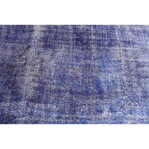 พรมลายตุรกี ขนาด 3.8x5.3 ฟุต (115x161 ซม.) สีน้ำเงินวินเทจ สไตล์ตะวันตกเฉียงใต้ - Product Image 4