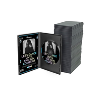 Boîte d'emballage personnalisée pour CD, boîte de rangement en carton avec logo personnalisé et doublure en coton, OEM ODM en gros