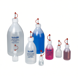Burkle GmbH Laboratory <b>Bottles</b> for Chemical and Oil Transfer with Convenient <b>Dropper</b> Feature - Product Image 2