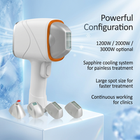 Appareil médical certifié CE JONTELASER T8pro, taille de spot interchangeable, 3000W haute puissance, laser diode 755nm 808nm 940nm 1064nm pour l'épilation
