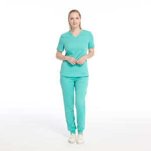 Uniforme Médico Ecológico para Mujer con Logotipo Personalizado, Antiarrugas, con Detección de Agujas, Diseño a Mano, para Hospital - Product Image 1