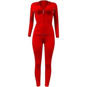 Pantalons de jogging légers et respirants à capuche pour femmes, imprimés, ensembles de survêtement de sport 2 pièces, tailles plus grandes, différentes couleurs - Product Image 5