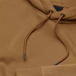 Nuevo estilo ligero invierno cálido de gran tamaño de los hombres de color sólido sudaderas con capucha y sudaderas para hombres sudaderas con capucha bordadas desgastadas - Product Image 6