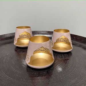 Dual Use Aluminium <b>Candle</b> Holders Tealight and <b>Candle</b> <b>Stick</b> Stands Golden and <b>Silver</b> Metal Candleholder Modern Home Decor Set - Product Image 4