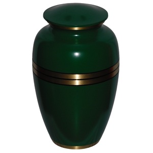 High Quality Modern Brass Cremation Urns With Lining Design Blue Marble Finished For Human Ashes Metal <b>Funeral</b> <b>Supplies</b> - Product Image 2