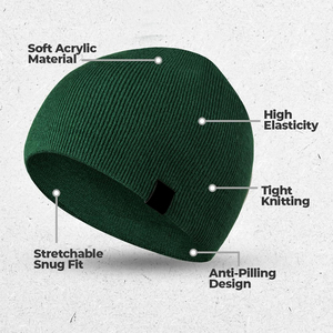 Gorro de Punto con Puño para Hombre, Material Duradero, Precio al por Mayor, Logotipo/Colores Personalizados, Antiarrugas, Jacquard, con Calidad Premium - Product Image 5