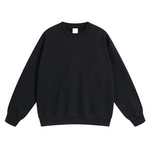 Sudaderas Holgadas de Manga Larga para Hombre, Estilo Informal, Lisas, de Felpa, 100% Algodón, Anti-Pilling, Cuello Redondo - Product Image 4