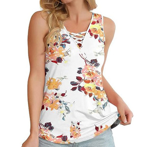 Nueva camiseta sin mangas de alta calidad para mujer, camiseta sin mangas de secado rápido transpirable de algodón 100%, camiseta sin mangas de algodón para ropa de gimnasio para mujer - Product Image 2