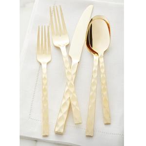 Elegante Juego de Cubiertos Metálicos para el Hogar, para la Cena Diaria, que Mejora la Presentación de la Mesa con un Diseño Metálico Moderno - Product Image 1