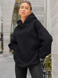 Color sólido Unisex Casual estilo Atlético gimnasio pulóver deporte personalizable hombres Sudadera con capucha para hombres Gsm tela - Product Image 6