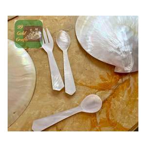 Plaque de nacre naturelle de haute qualité plat de caviar de coquille polie pour la salle à manger de luxe et la décoration de la maison - Product Image 4